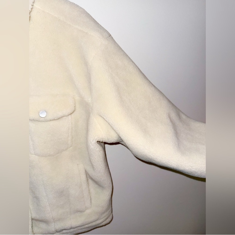 Anine Bing faux shearling oversized bomber jacket apres ski cabincore teddy - Picture 8 of 15